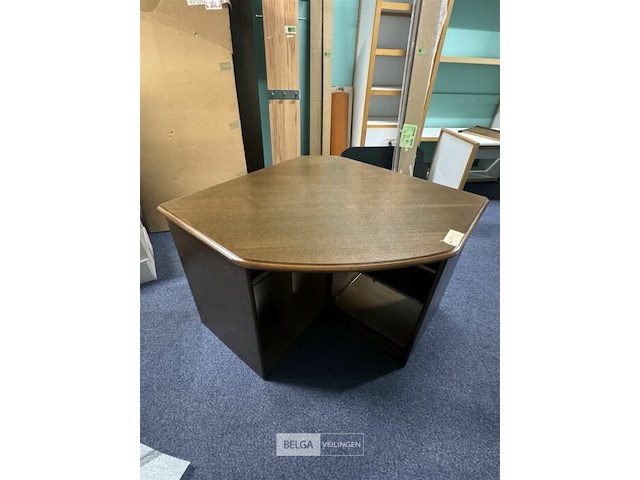 Houten hoekbureel - afbeelding 1 van  3
