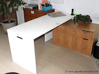 Houten hoekburo - afbeelding 1 van  1