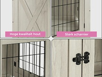 Houten hondenbench 96x61x64cm - afbeelding 4 van  5