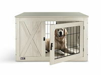 Houten hondenbench 96x61x64cm - afbeelding 2 van  5