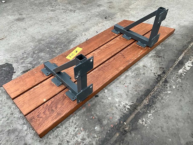 Houten houten zitbank - afbeelding 3 van  5