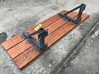 Houten houten zitbank
