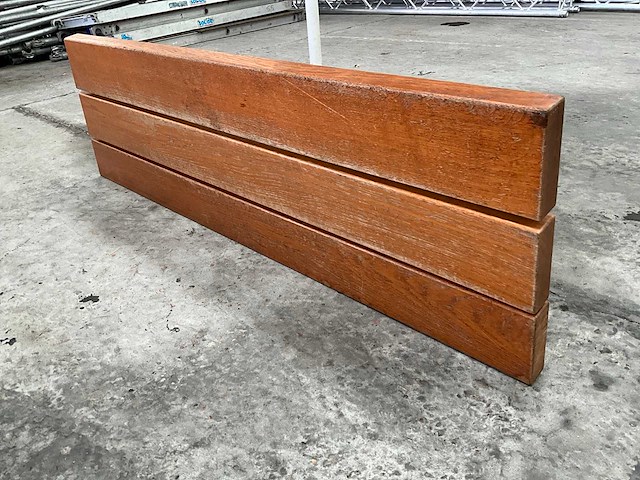 Houten houten zitbank - afbeelding 5 van  5