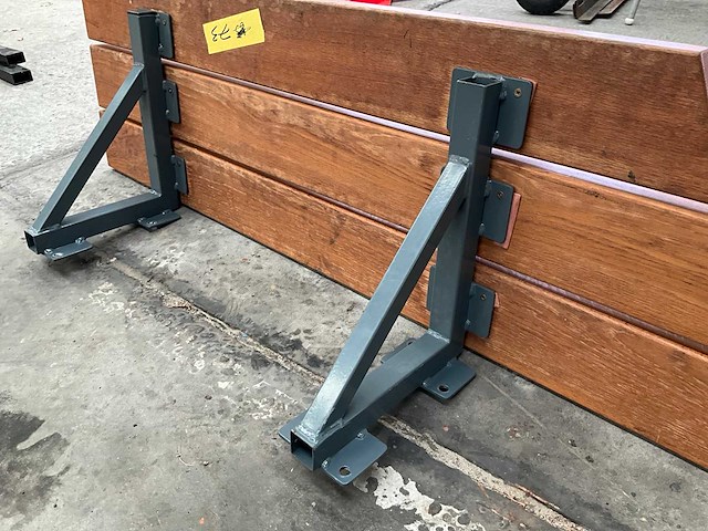Houten houten zitbank - afbeelding 2 van  2