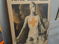 Houten kader votre croix-rouge - afbeelding 2 van  4