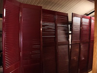 Houten kamerscherm (x4)