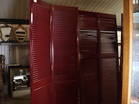 Houten kamerscherm (x4) - afbeelding 2 van  6