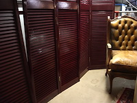 Houten kamerscherm (x4) - afbeelding 4 van  6