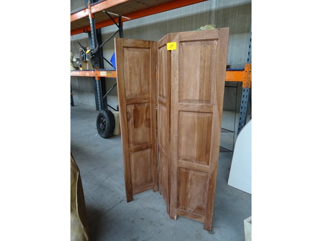 Houten kamerscherm - afbeelding 2 van  2