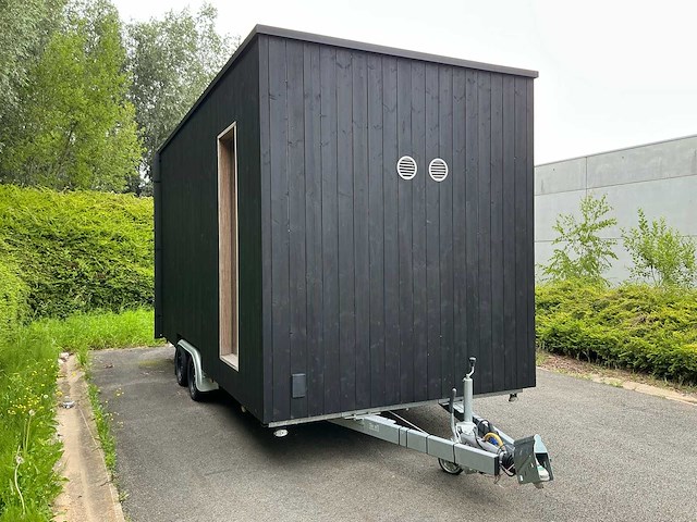 Houten kantoorunit op aanhanger - afbeelding 2 van  29