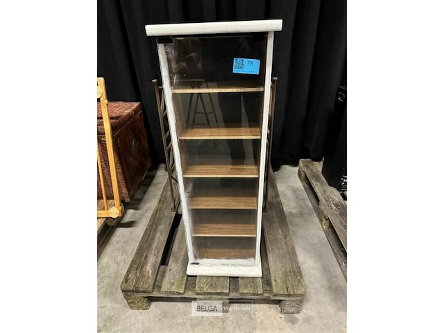 Houten kastje + onderstel naaimachine - afbeelding 2 van  4