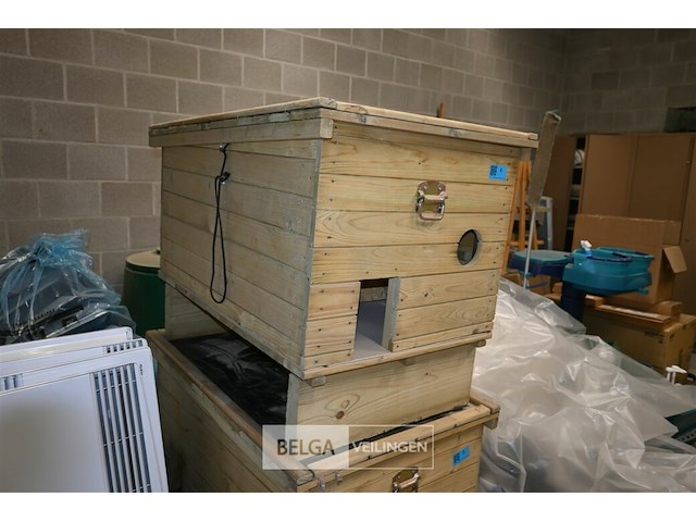 Houten kattenhuis - afbeelding 1 van  7