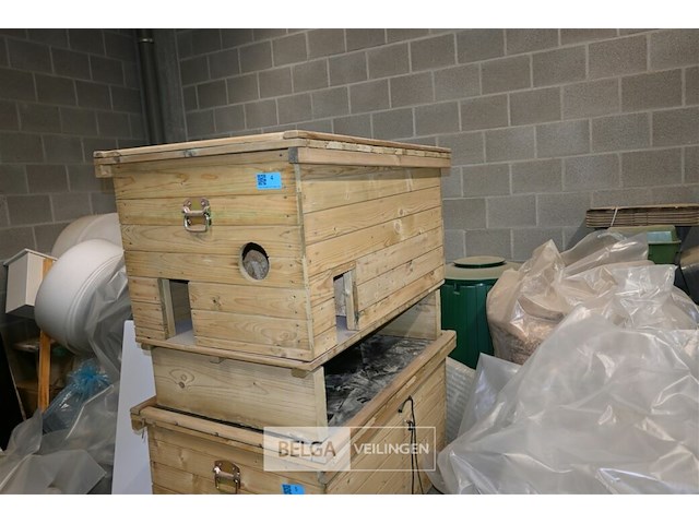 Houten kattenhuis - afbeelding 3 van  7