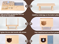 Houten kattenhuisje - afbeelding 5 van  5