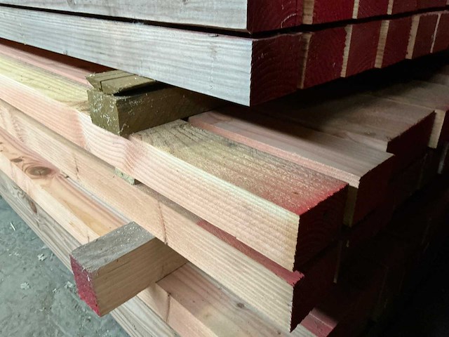 Houten kepers 425 cm (24x) - afbeelding 6 van  6