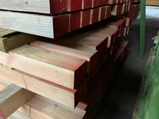 Houten kepers 425 cm (24x) - afbeelding 4 van  5