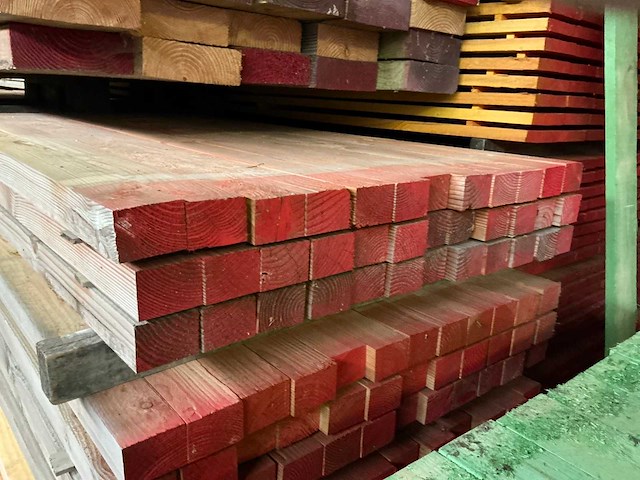 Houten kepers 425 cm (36x) - afbeelding 1 van  6