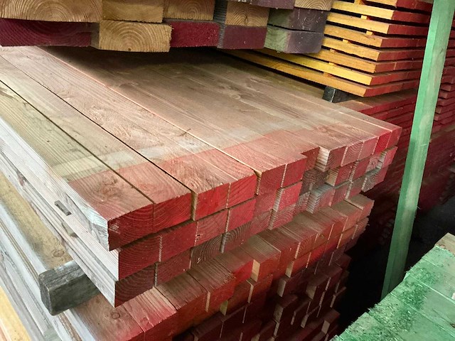 Houten kepers 425 cm (36x) - afbeelding 5 van  6