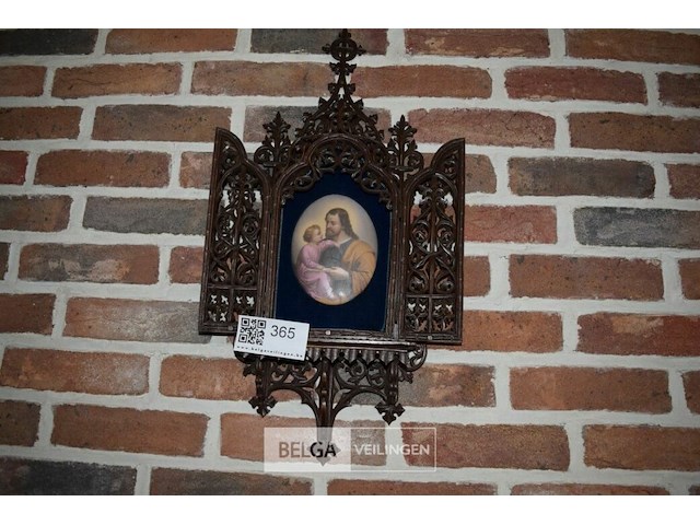 Houten kerkelijke wanddeco - afbeelding 1 van  4