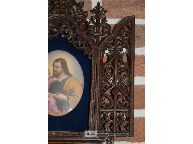 Houten kerkelijke wanddeco - afbeelding 4 van  4