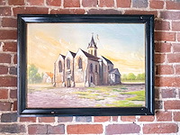 Houten kerkje' sint-tillo-kerk izegem - afbeelding 1 van  1