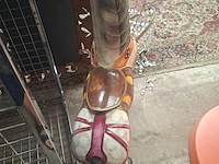 Houten kermispaard - afbeelding 2 van  5