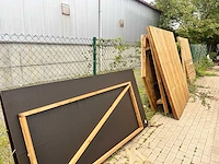 Houten kerstchalet - 3x2m - afbeelding 1 van  10