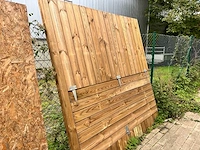 Houten kerstchalet - 3x2m - afbeelding 4 van  10