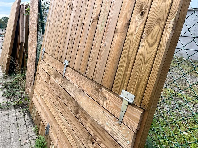 Houten kerstchalet - 3x2m - afbeelding 6 van  10