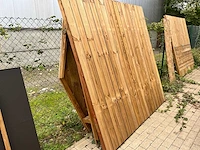 Houten kerstchalet - 3x2m - afbeelding 10 van  10