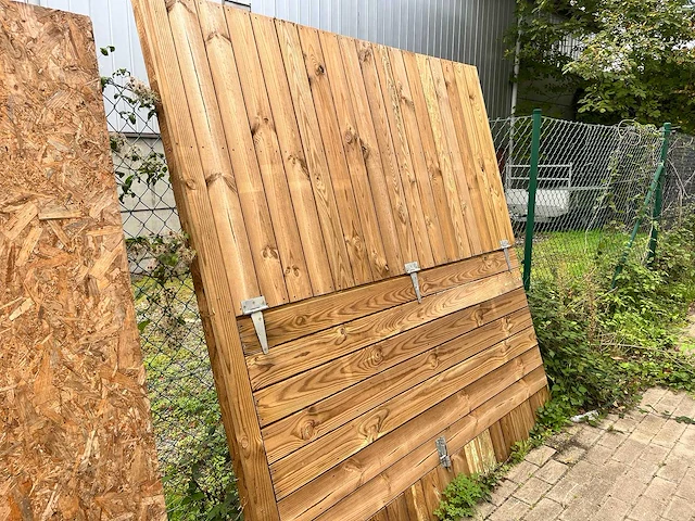 Houten kerstchalet - 3x2m - afbeelding 8 van  10
