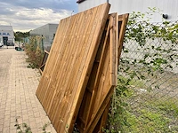 Houten kerstchalet - 3x2m - afbeelding 2 van  10