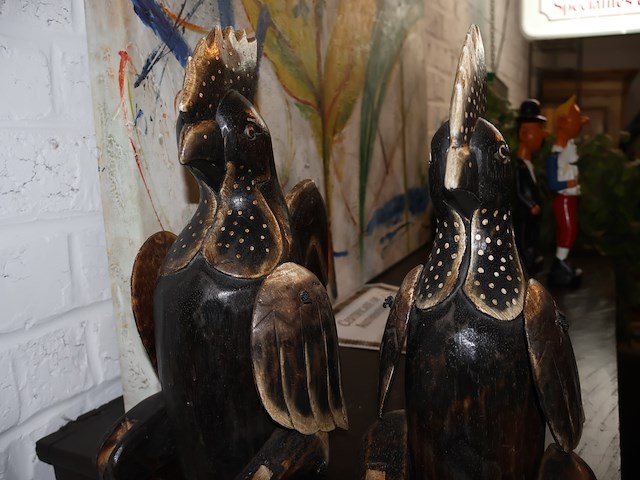 Houten kip (x2) - afbeelding 2 van  4