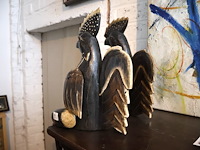 Houten kip (x2) - afbeelding 4 van  4