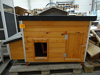 Houten kippenhok - afbeelding 1 van  6