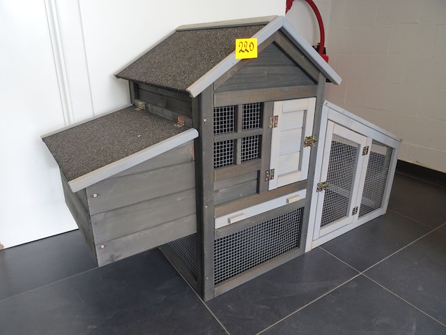 Houten kippenhok - afbeelding 4 van  4