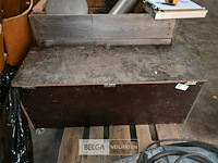Houten kist op wielen - afbeelding 2 van  4