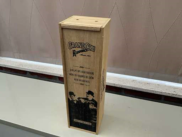 Houten kist voor fles van rodenbach get. laurel & hardy - afbeelding 1 van  4