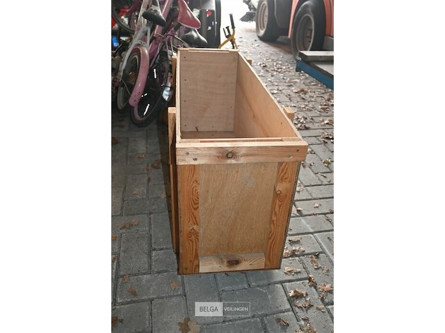 Houten kist zonder deksel - afbeelding 3 van  4