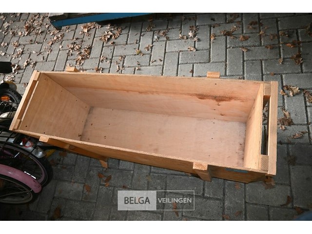 Houten kist zonder deksel - afbeelding 4 van  4