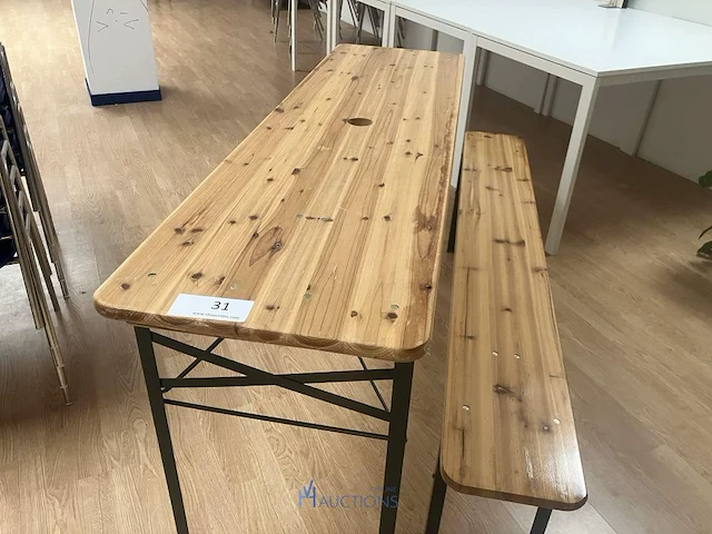 Houten klaptafel - afbeelding 1 van  3