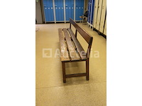 Houten kleedkamerbank - afbeelding 5 van  5