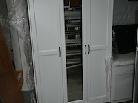 Houten kleerkast met spiegel - afbeelding 2 van  6