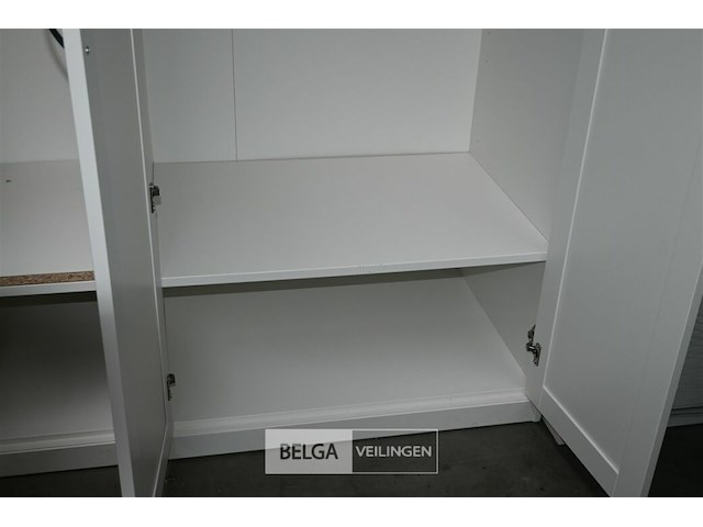 Houten kleerkast met spiegel - afbeelding 6 van  6