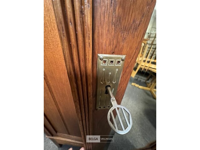 Houten kleerkast - afbeelding 2 van  5