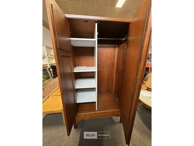 Houten kleerkast - afbeelding 3 van  5