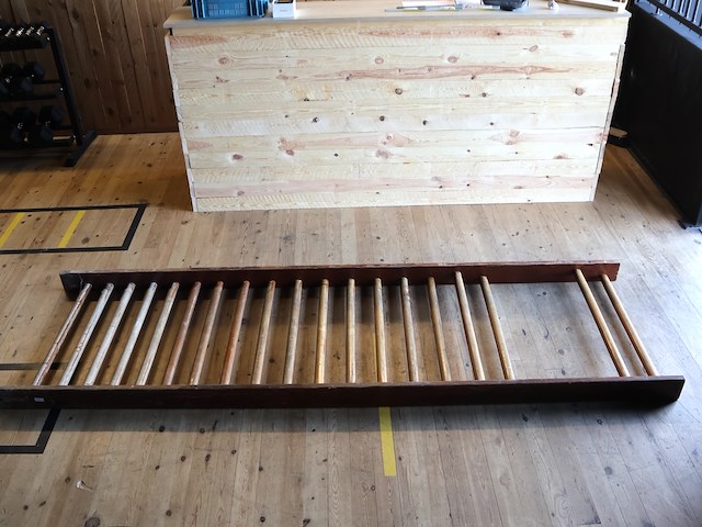 Houten klimrek - afbeelding 2 van  3