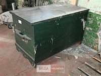 Houten koffer met deksel - afbeelding 2 van  6