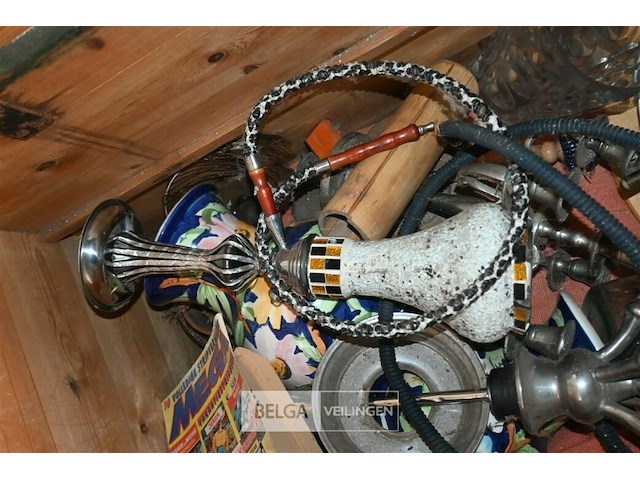 Houten koffer met deksel - afbeelding 6 van  6