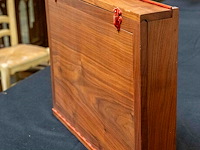 Houten koffer notelaar - afbeelding 2 van  4